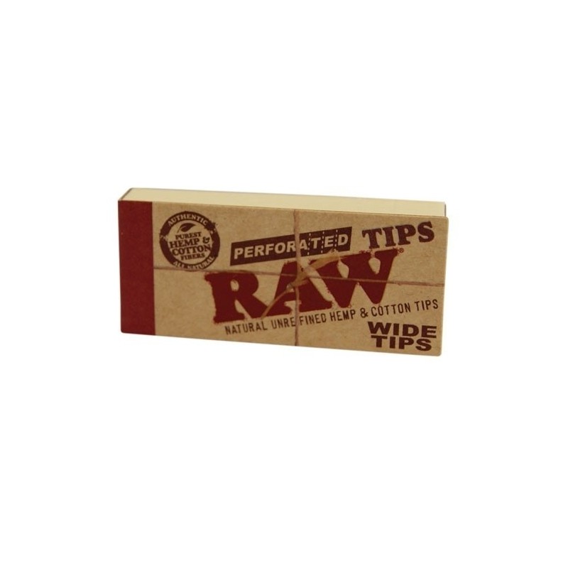 Raw Wide Tips Perforated